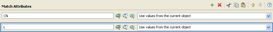 Match attribute builder