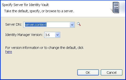 The Add Server Association window