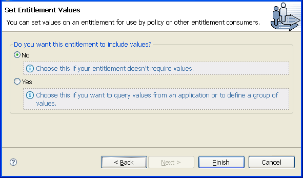 Setting whether to include values