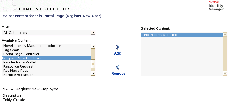 Content Selector