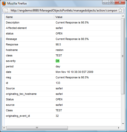 Double-click an Alarm to open the Alarm Properties.