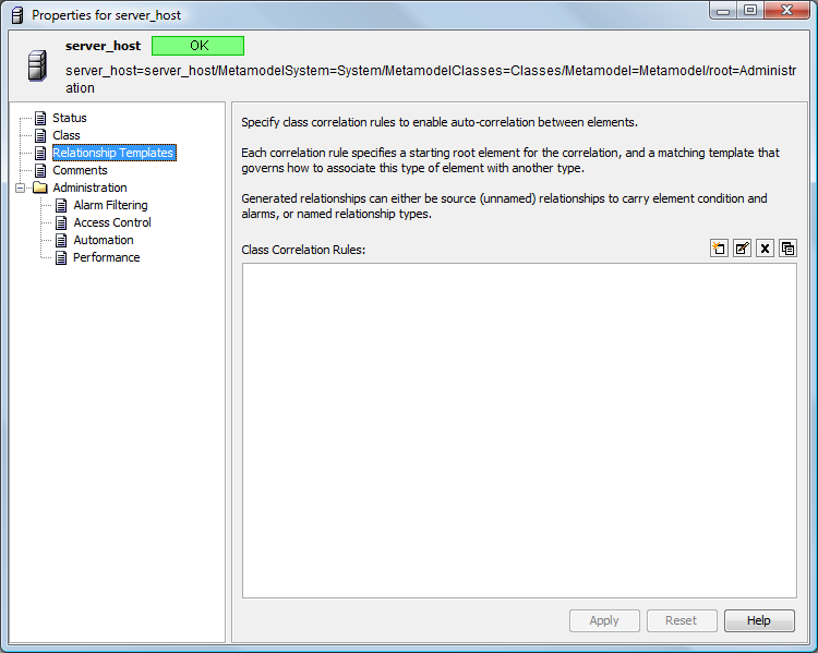 Properties Dialog Box
