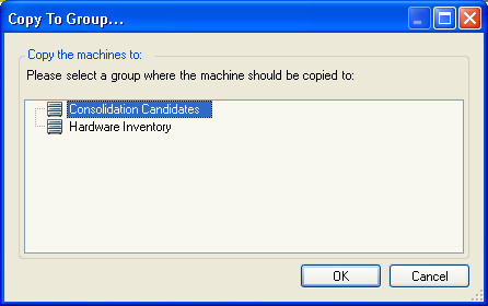 Copy To Group dialog box